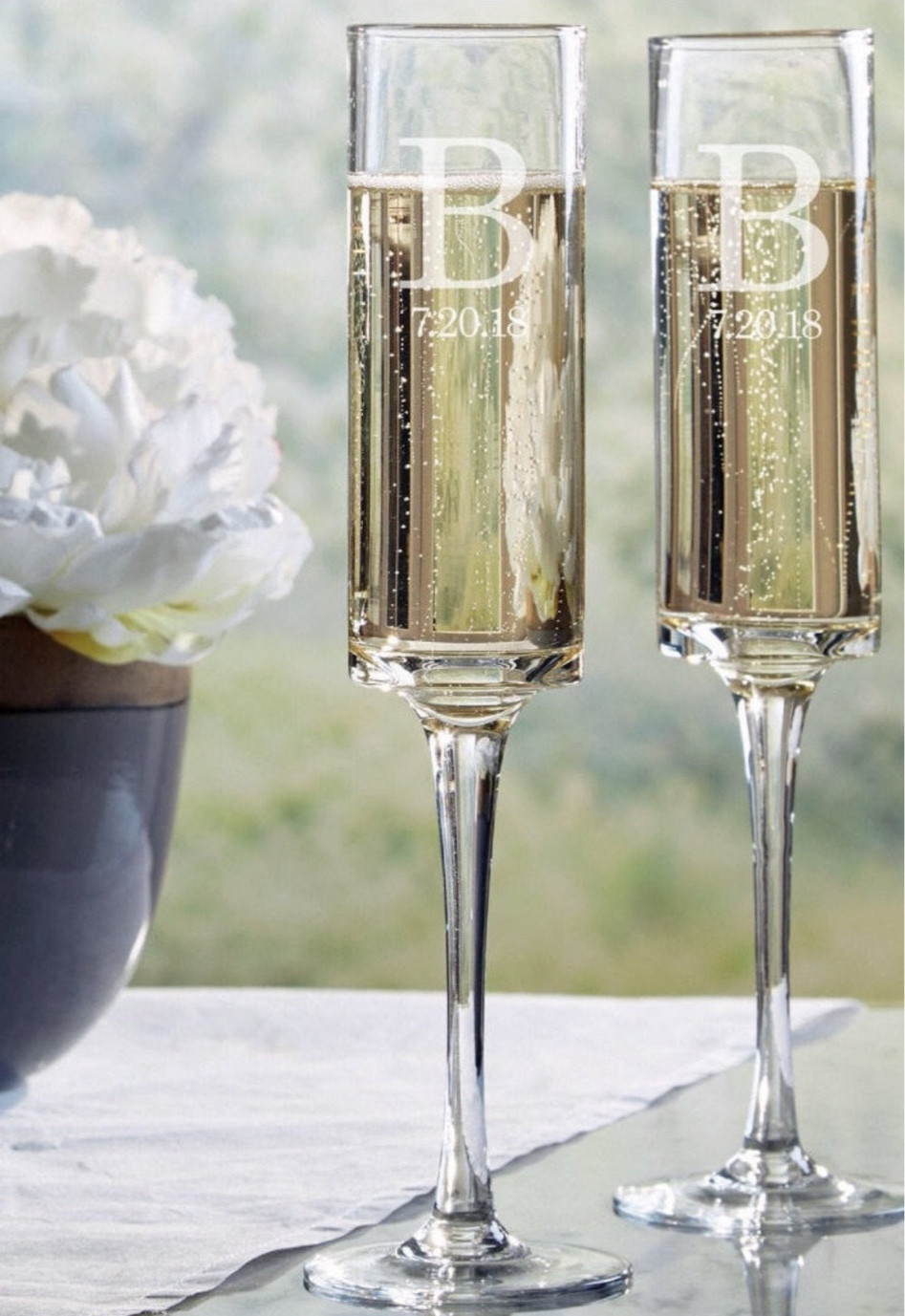Champagne flutes are the perfect engagement gift 🤍

#LTKwedding #LTKGiftGuide #LTKhome