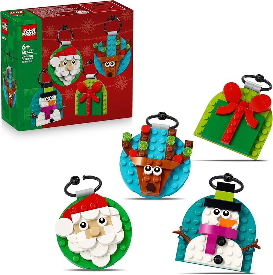LEGO 40744 Christmas Ornaments Selection Toy Birthday Present Blocks Educational Girls Boys Child... | Amazon (US)