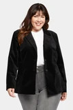 Classic Blazer Jacket In Plus Size - Black | NYDJ