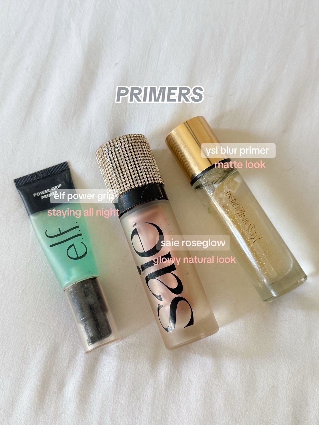fav primers! ❤︎︎