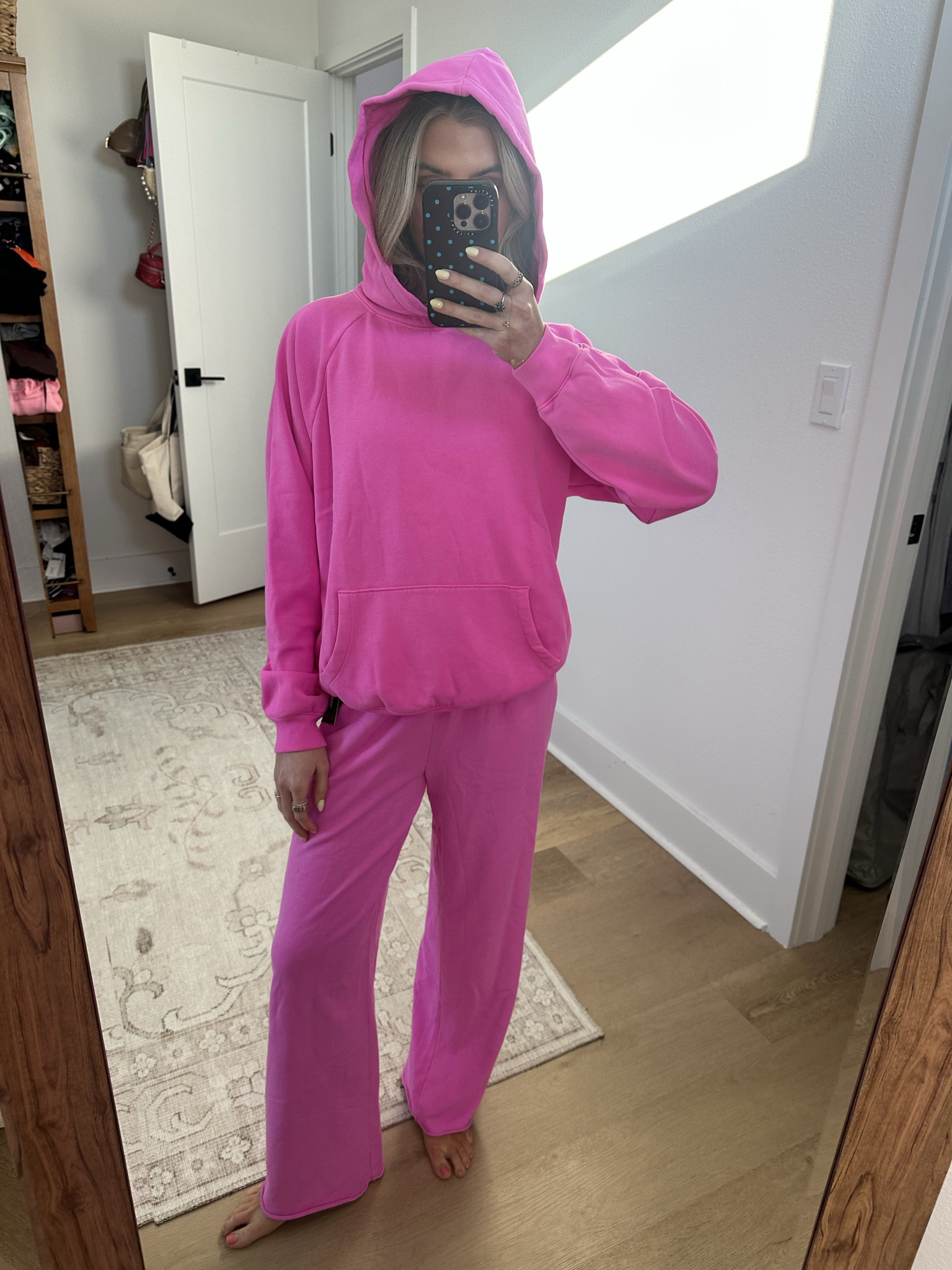 @gap Sweatset! I’m wearing the sweatpants in size XS and the sweatshirt hoodie in size small. Our signature softer than soft sweats — now in a light French Terry. Brushed outside. Textured inside. Feels better than vintage, from day one. What you get: Soft cotton-blend French terry sweatpants in a classic fit. Elasticized waist with inner drawcords. Side welt pockets. Our softer than soft sweats. Brushed on the inside. Smooth on the outside. Made so that no two are alike. What you get: Soft cotton-blend hoodie. Hooded neckline. Long sleeves. Kanga pocket.

#LTKootd #LTKSeasonal #LTKTravel