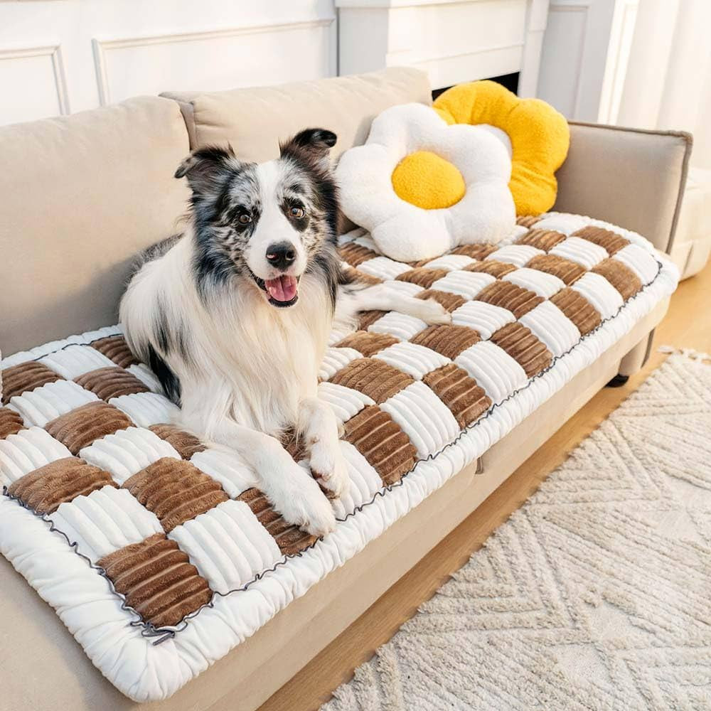 Pet Couch Covers for Sofa, Couch Covers for Dogs Washable Dog Couch Cover Protector Cream-Colored... | Amazon (US)