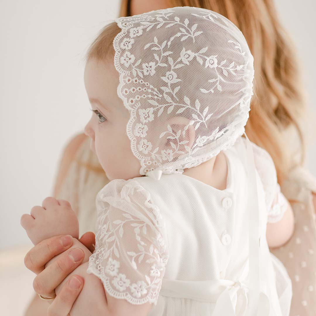 Ella Lace Bonnet | Baby Beau & Belle
