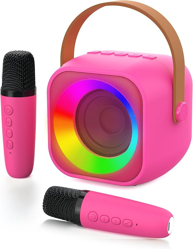 Karaoke Machine for Kids, Toys for 3-12 Years Old Girls Gifts, Kids Karaoke Microphone Machine To... | Amazon (US)