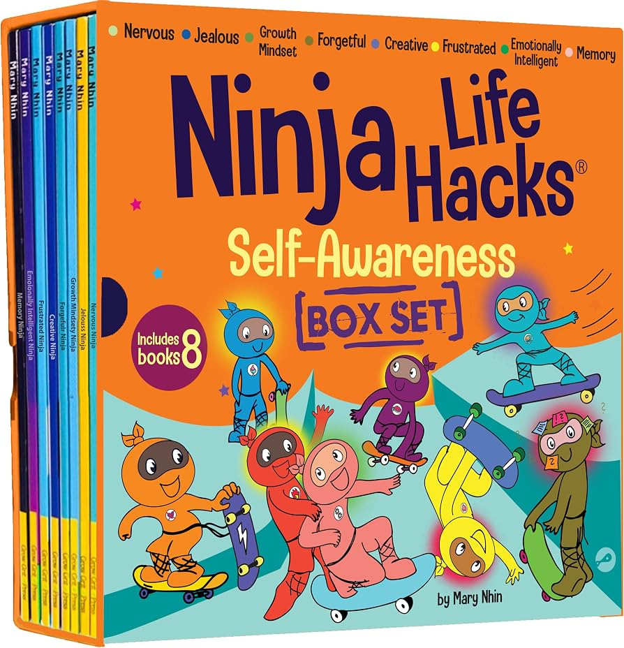 Ninja Life Hacks Self Awareness 8 Book Box Set (Books 41-48: Frustrated Ninja, Nervous Ninja, Jea... | Amazon (US)