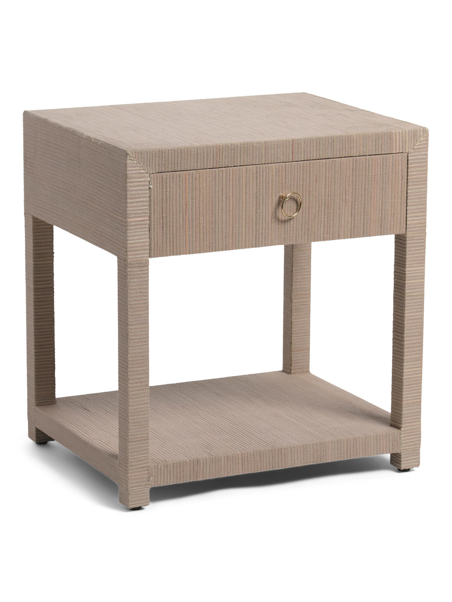 22x24 1 Drawer Woven Raffia Side Table | Bedroom | Marshalls | Marshalls