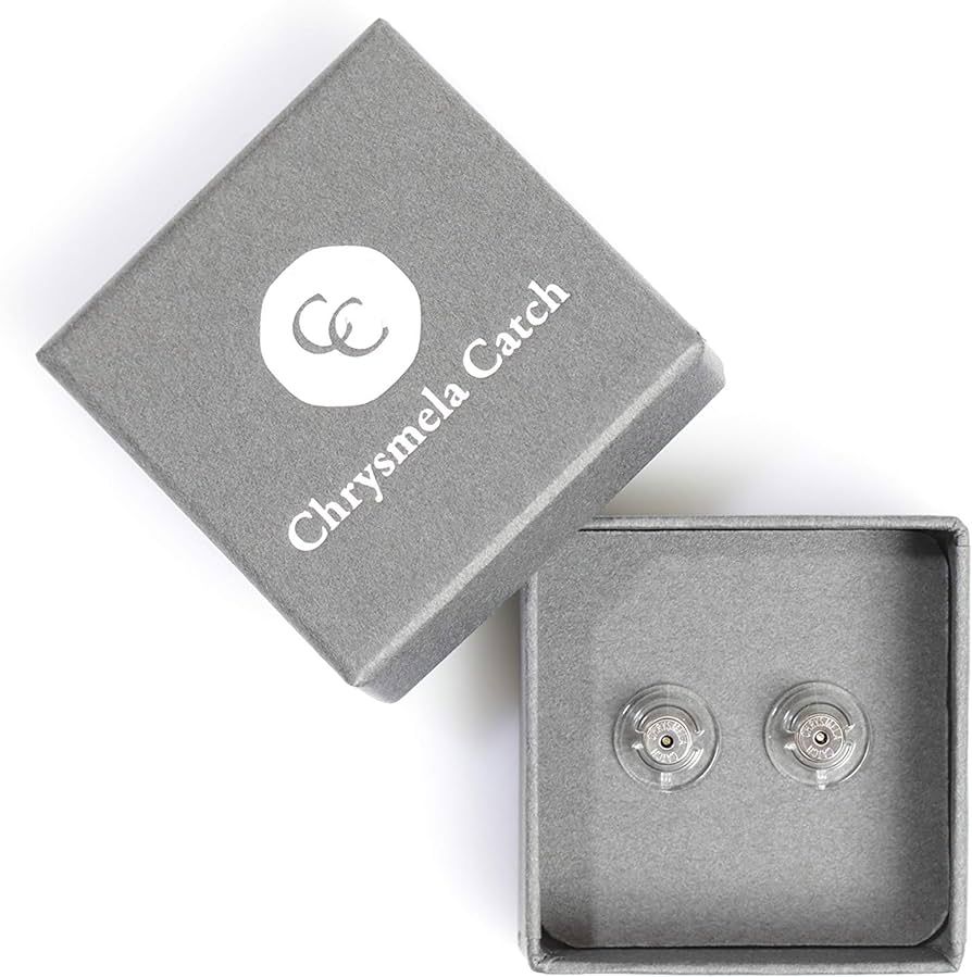 Most Secure Locking Earring Back Lifter Platinum by Chrysmela Automatically Fit Lock Lift earring... | Amazon (US)