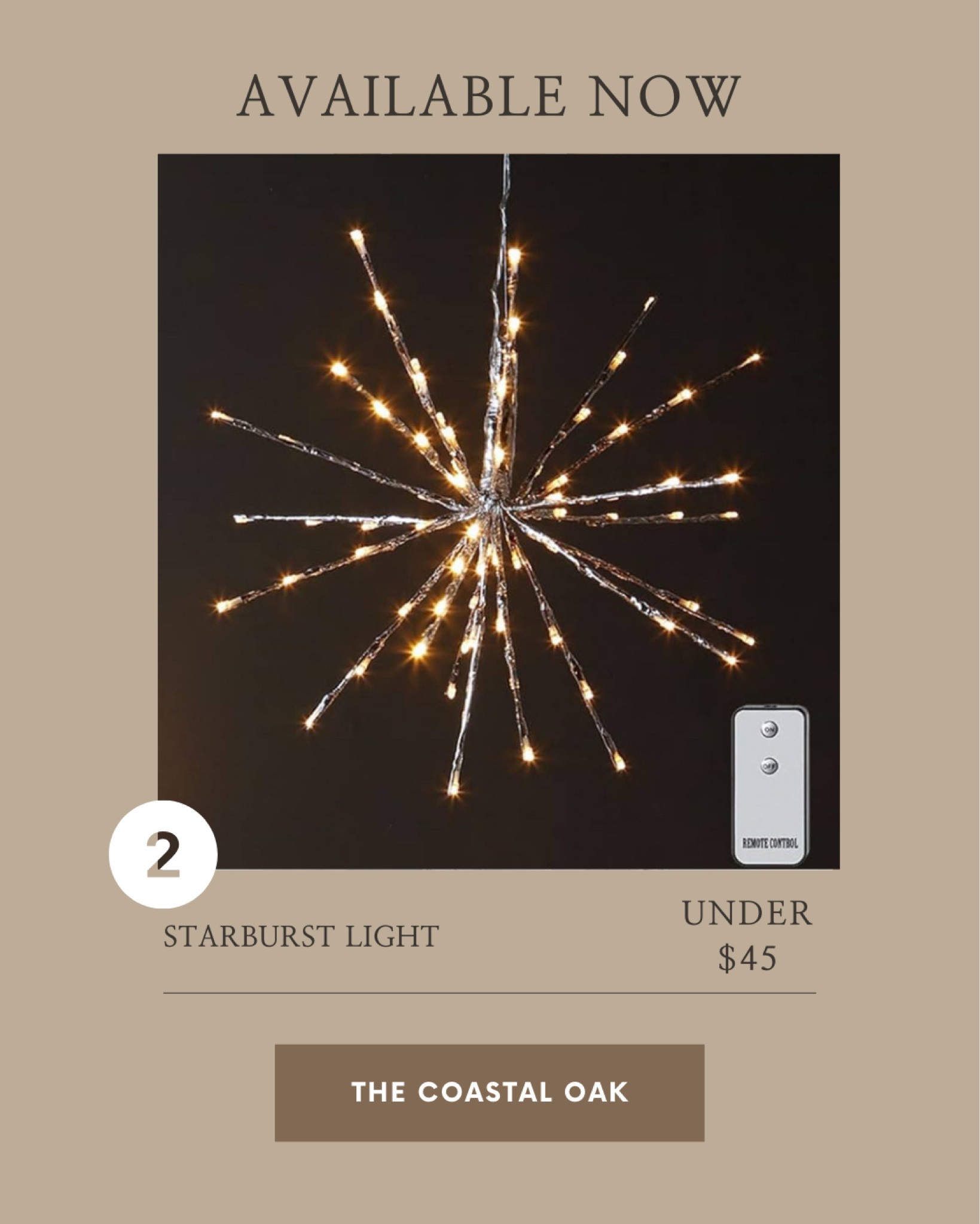 Friday Favorites - These starburst lights look so cute on my house! 

#LTKstyletip #LTKhome #LTKHoliday