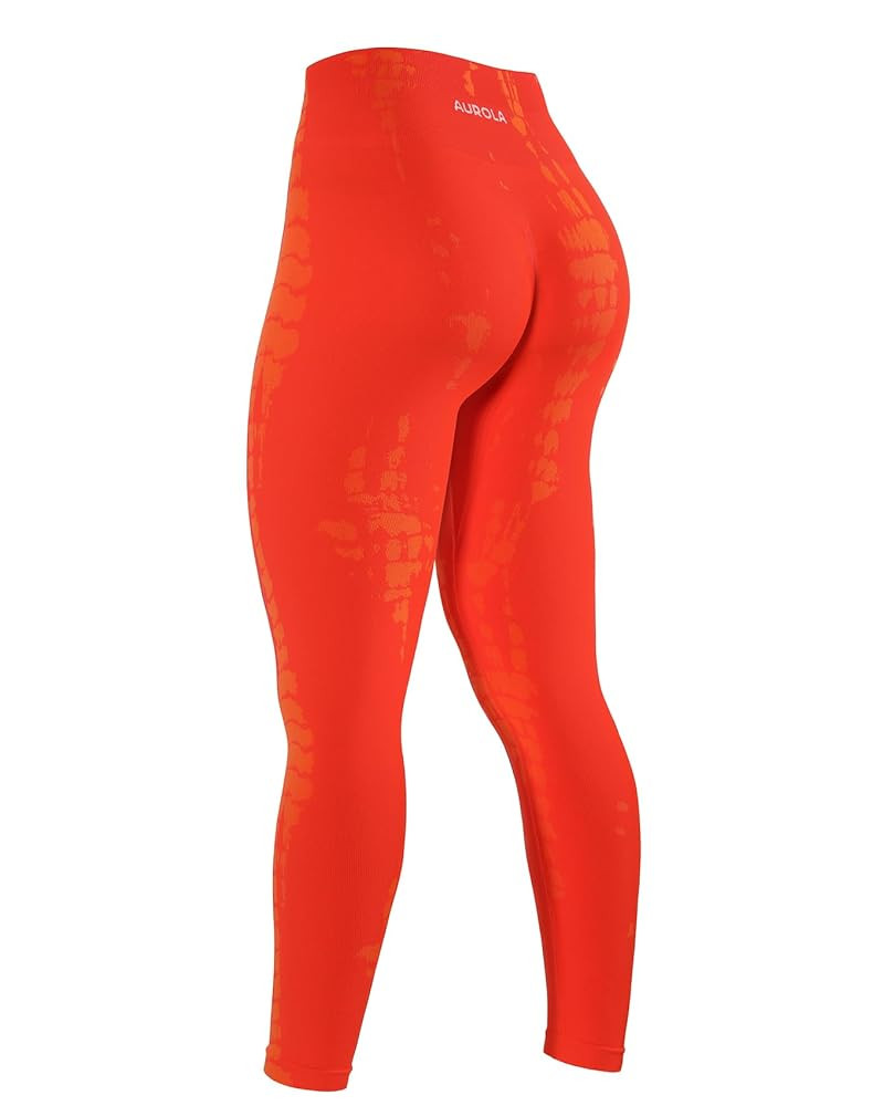 AUROLA Serpent Snake Seamless Scrunch Workout Leggings for Women,Girls Squat Proof Ribbed Thick A... | Amazon (US)
