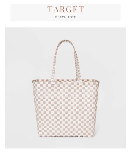 Immediately added this Target beach tote to my cart! #targetfind 

#LTKFind #LTKitbag #LTKstyletip