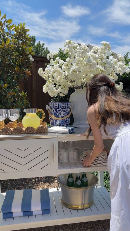 Melamine dishes and outdoor console table on sale! ✨ Memorial Day sale outdoor entertaining patio decor 

#LTKHome #LTKStyleTip #LTKSaleAlert