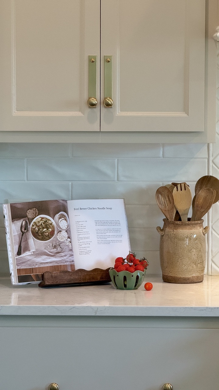 Beautiful decor pieces meet practical moments in my kitchen. 

Comment SHOP for the links! 🤎 

Kitchen styling . Kitchen decor . Home design . Home inspiration . Home decor . Home styling . #homedecor #homestyle #homedesign
