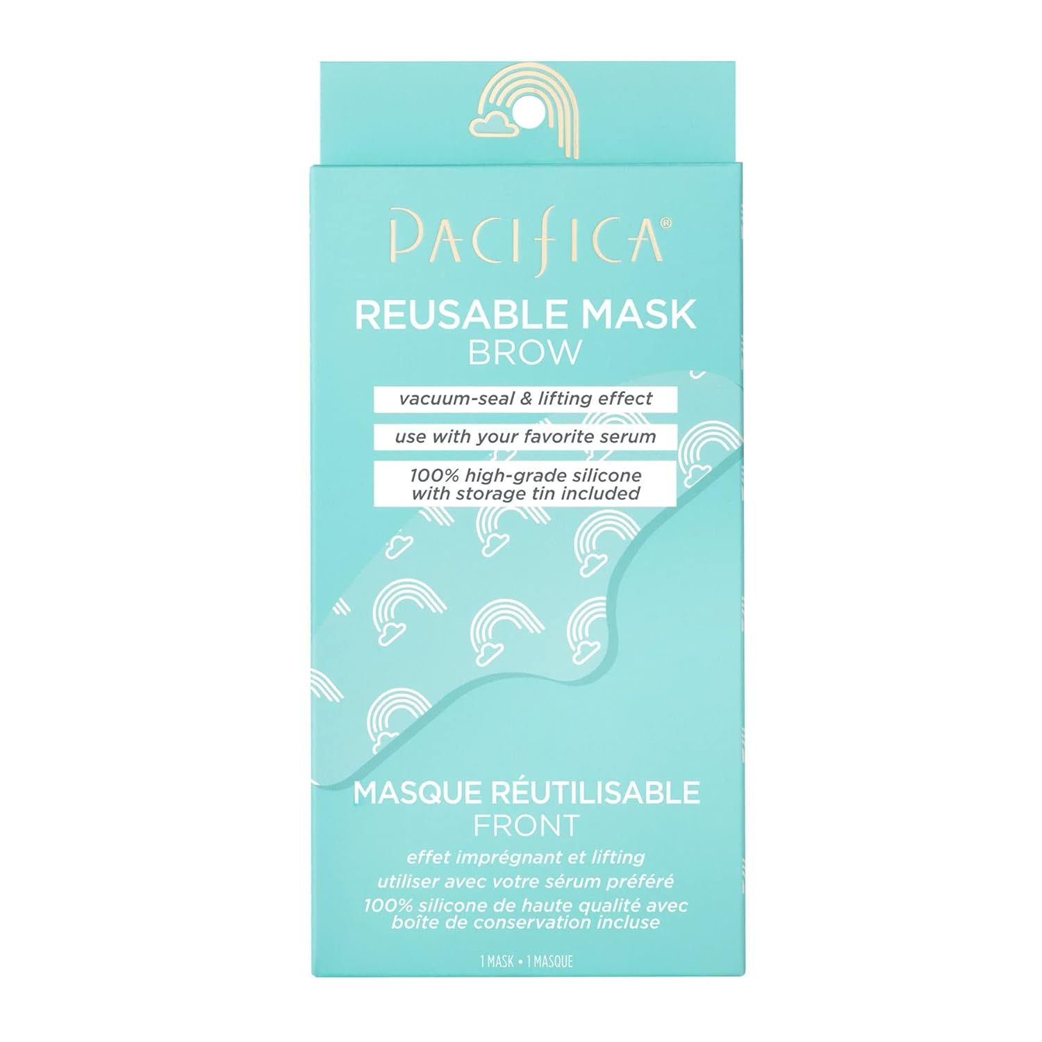 Pacifica Beauty, Reusable Brow Mask, 100% Silicone, Vacuum Seal & Lifting Effect, Minimize Fine L... | Amazon (US)