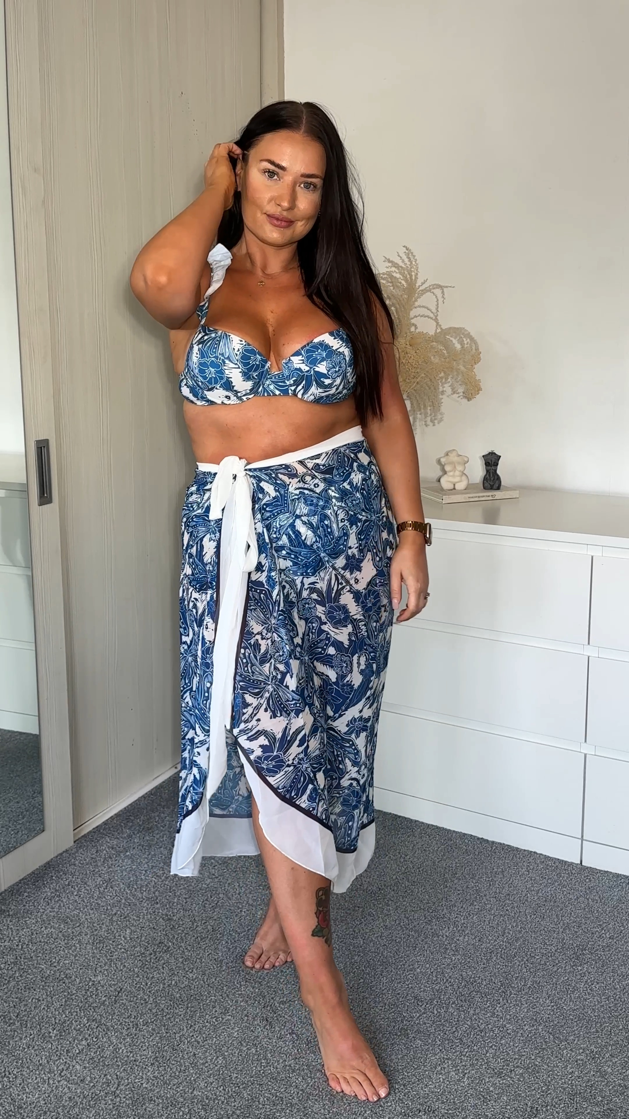 ✨Found this 3 piece bargain for £28.99! Perfect for my girls who love a high waisted  bikini like me and its such a Dior dupppeee 

#twopieceoutfit #vacayoutfits #vacationoutfits #amazonfinds #holidayootd 

#LTKswim #LTKSeasonal