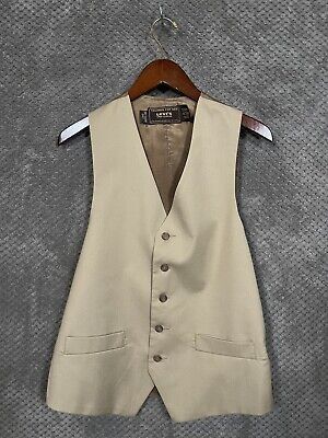 Vintage Levis Action Suit Vest Men’s M Tan Button Formal Western 503  | eBay | eBay US