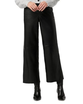 The Mia High Rise Wide Leg Faux Leather Pants | Bloomingdale's (US)
