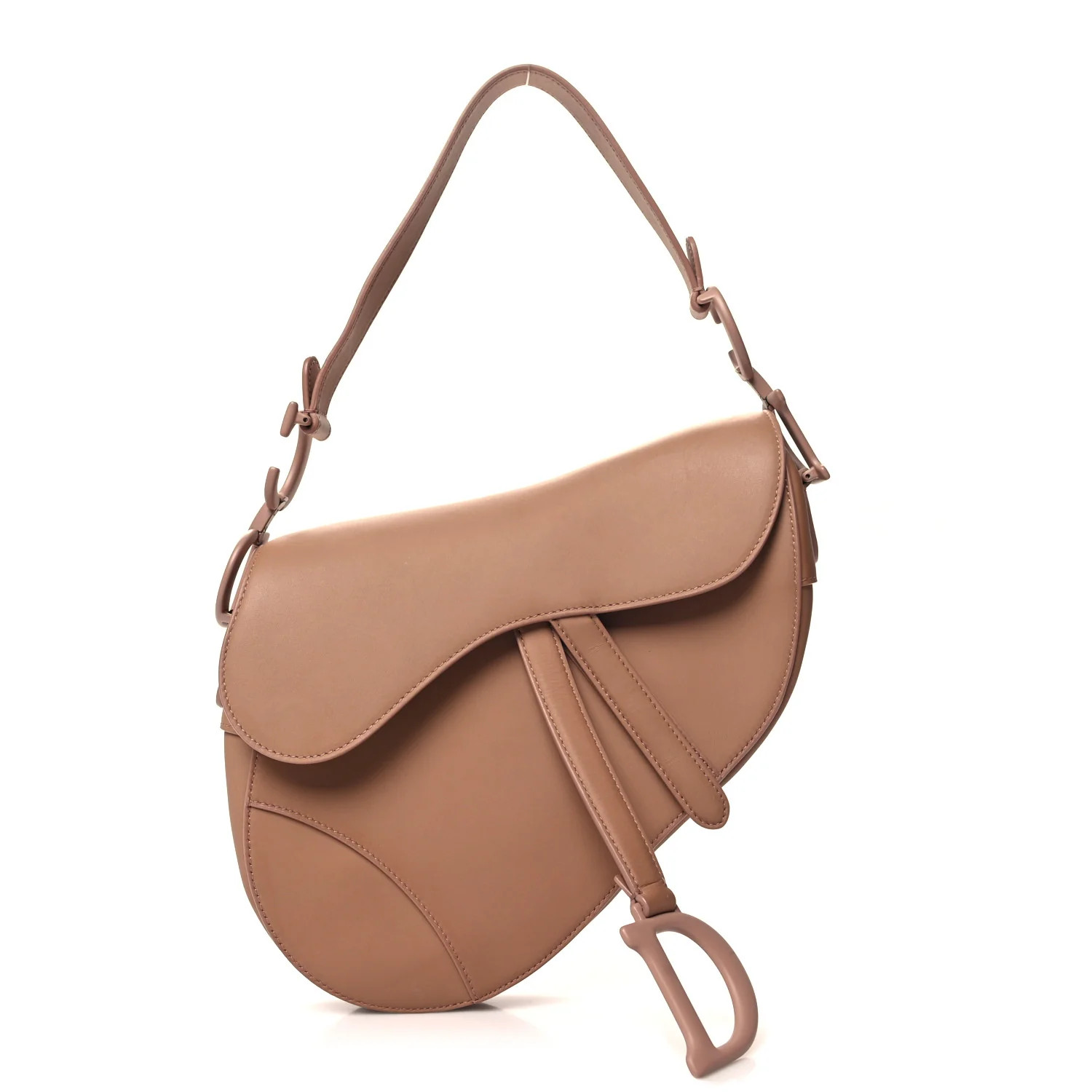 Ultra Matte Calfskin Saddle Bag Blush | FASHIONPHILE (US)