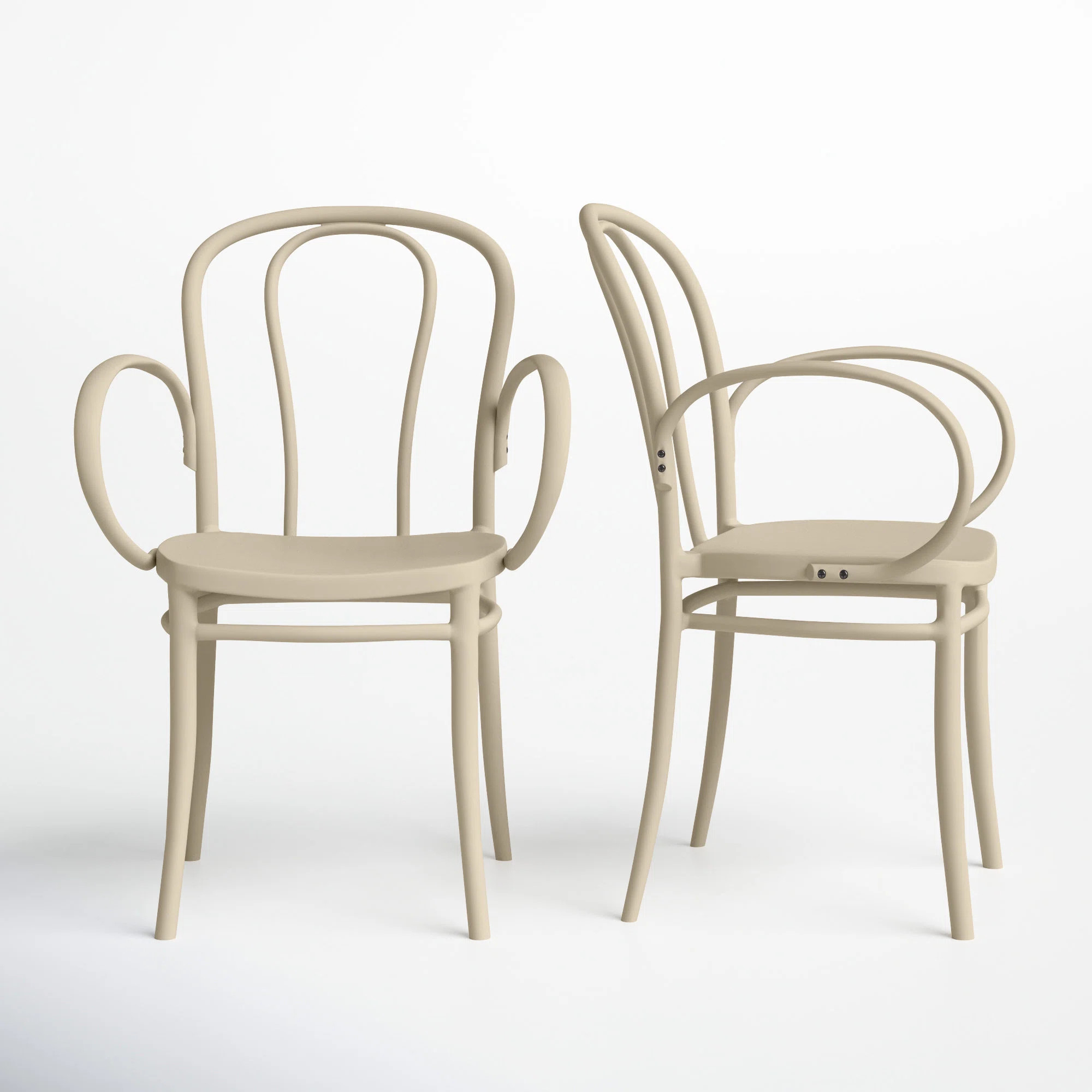 Farrah Stacking Patio Dining Armchair (Set of 2) | Joss & Main