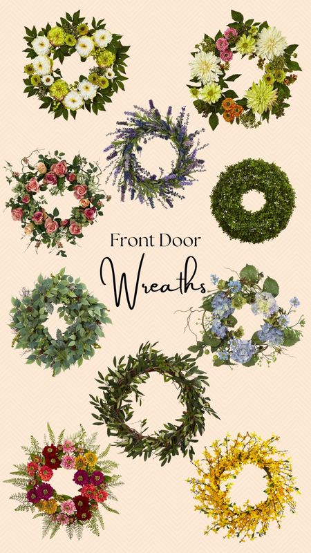 The best front door wreath options 

#LTKstyletip #LTKFind #LTKhome