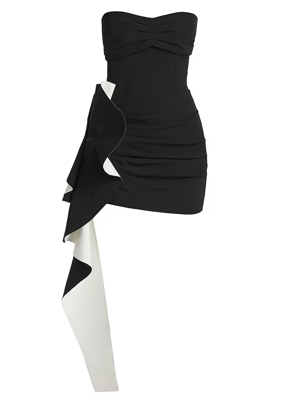 Adina Strapless Draped Minidress | Saks Fifth Avenue