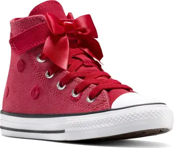 Kids' Chuck Taylor All Star Bow Easy On Canvas High Top Sneaker | Nordstrom