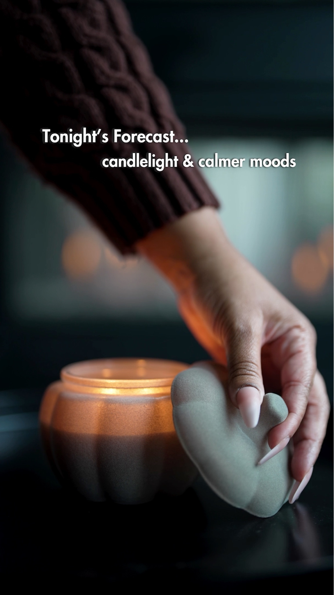 Fall Candles in the shape of pumpkins. These come in a flocked & non flocked version  

#LTKHoliday #LTKHome #LTKSeasonal