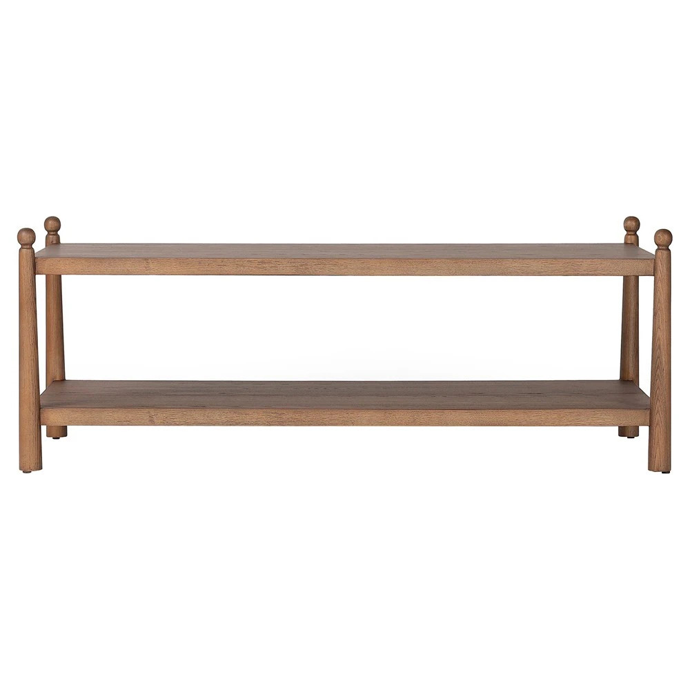 Eldridge Amber Ash Coffee Table | Kathy Kuo Home