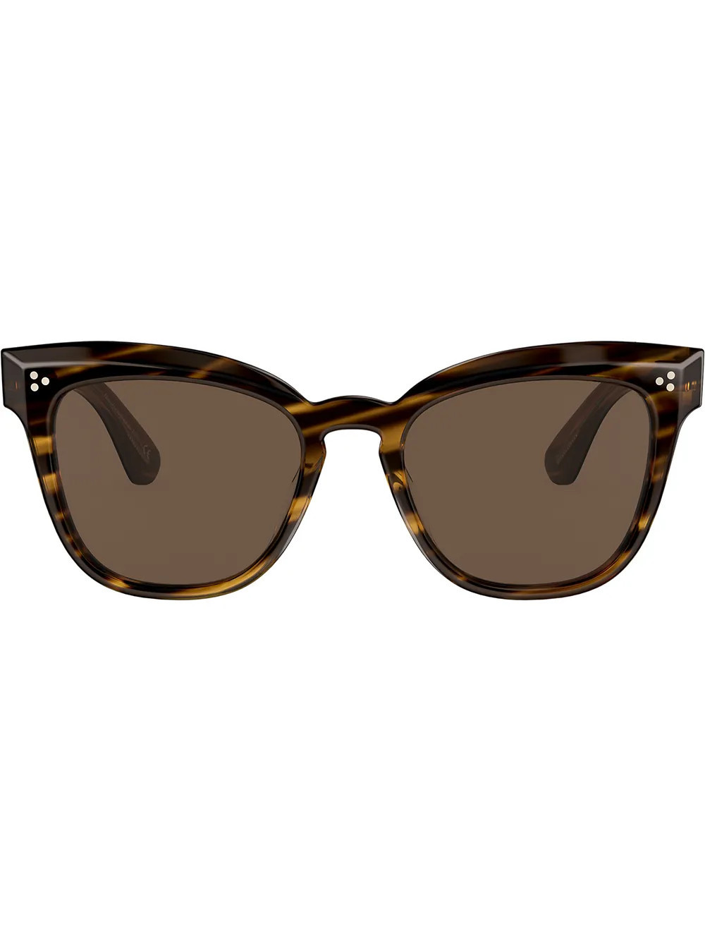 Oliver Peoples Marianela square sunglasses - Black | Farfetch Global