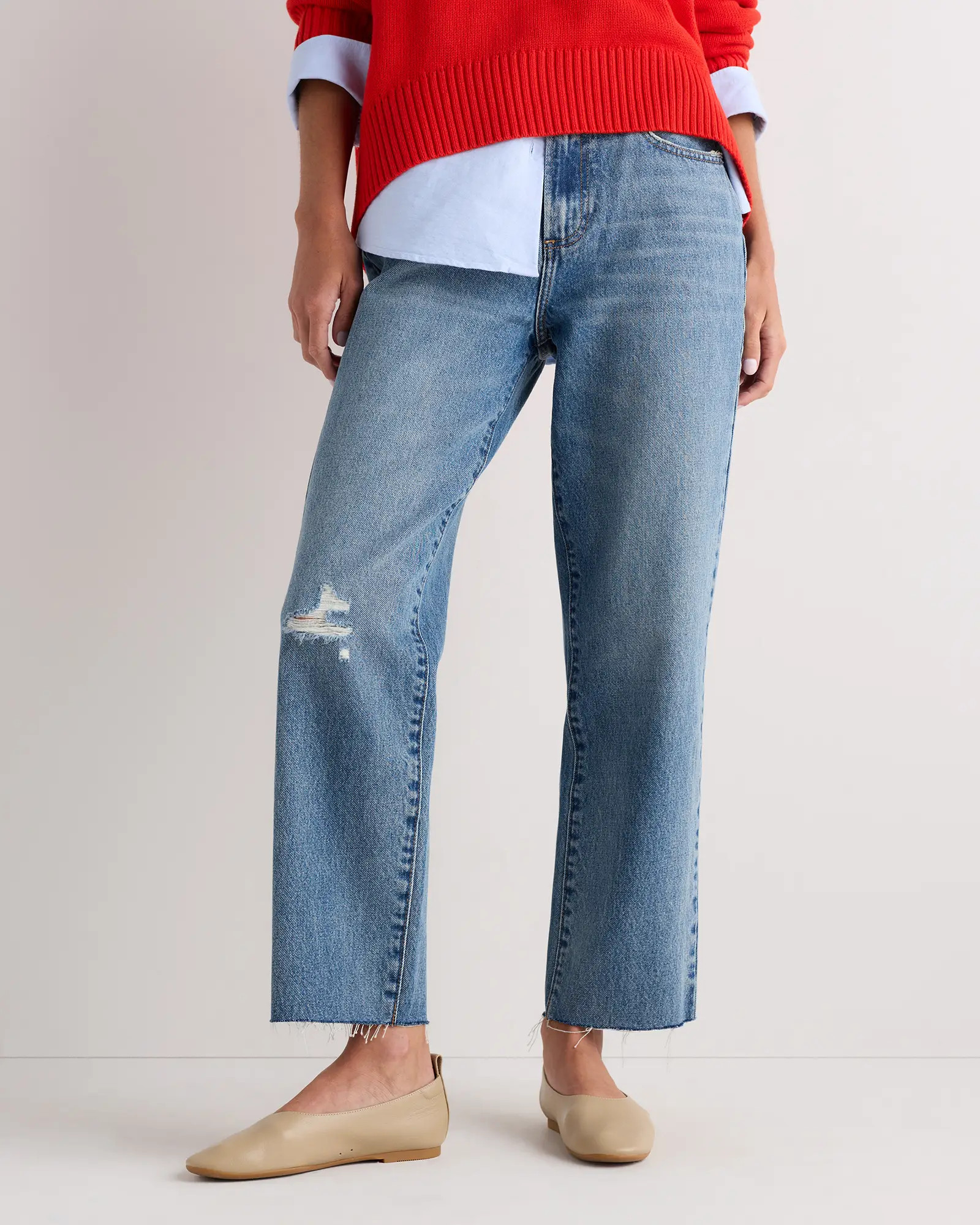 Bella Rigid Straight Jeans | Quince