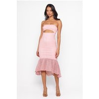 HELLO MOLLY Lovely Heart Midi Dress Pink | Hello Molly (US)