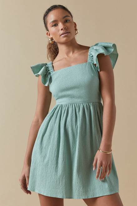 Clara Bow Back Mini Dress | Francesca's