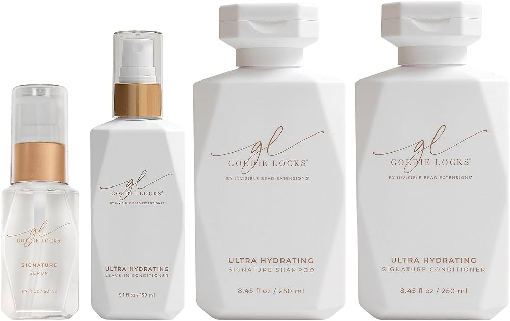 Goldie Locks Ultimate Hydration Bundle, Signature Shampoo, Conditioner, Serum, Leave-in Condition... | Amazon (US)