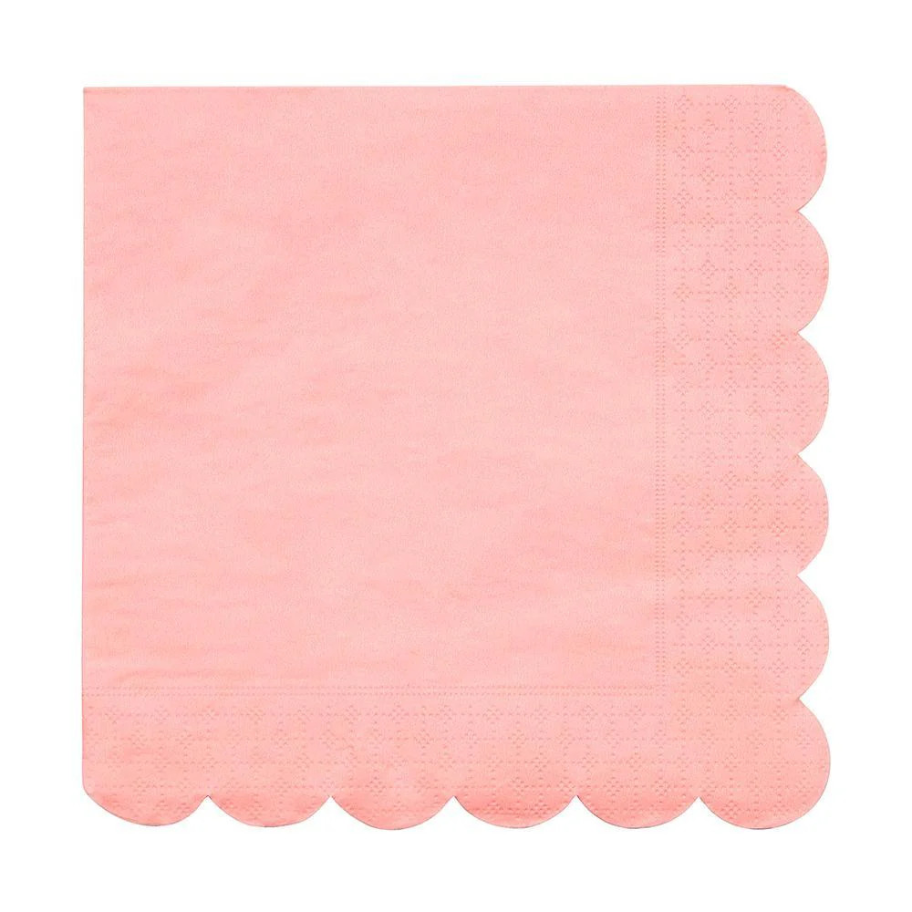 Coral Pink Large Napkins | Ellie and Piper