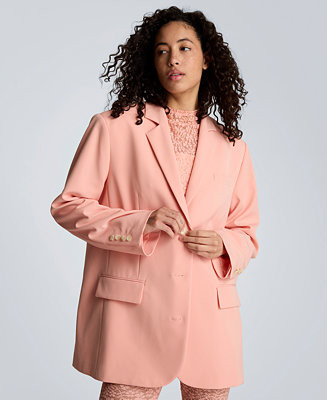 Kenneth Cole Women's Three-Button Boyfriend Blazer - Macy's | Macy's