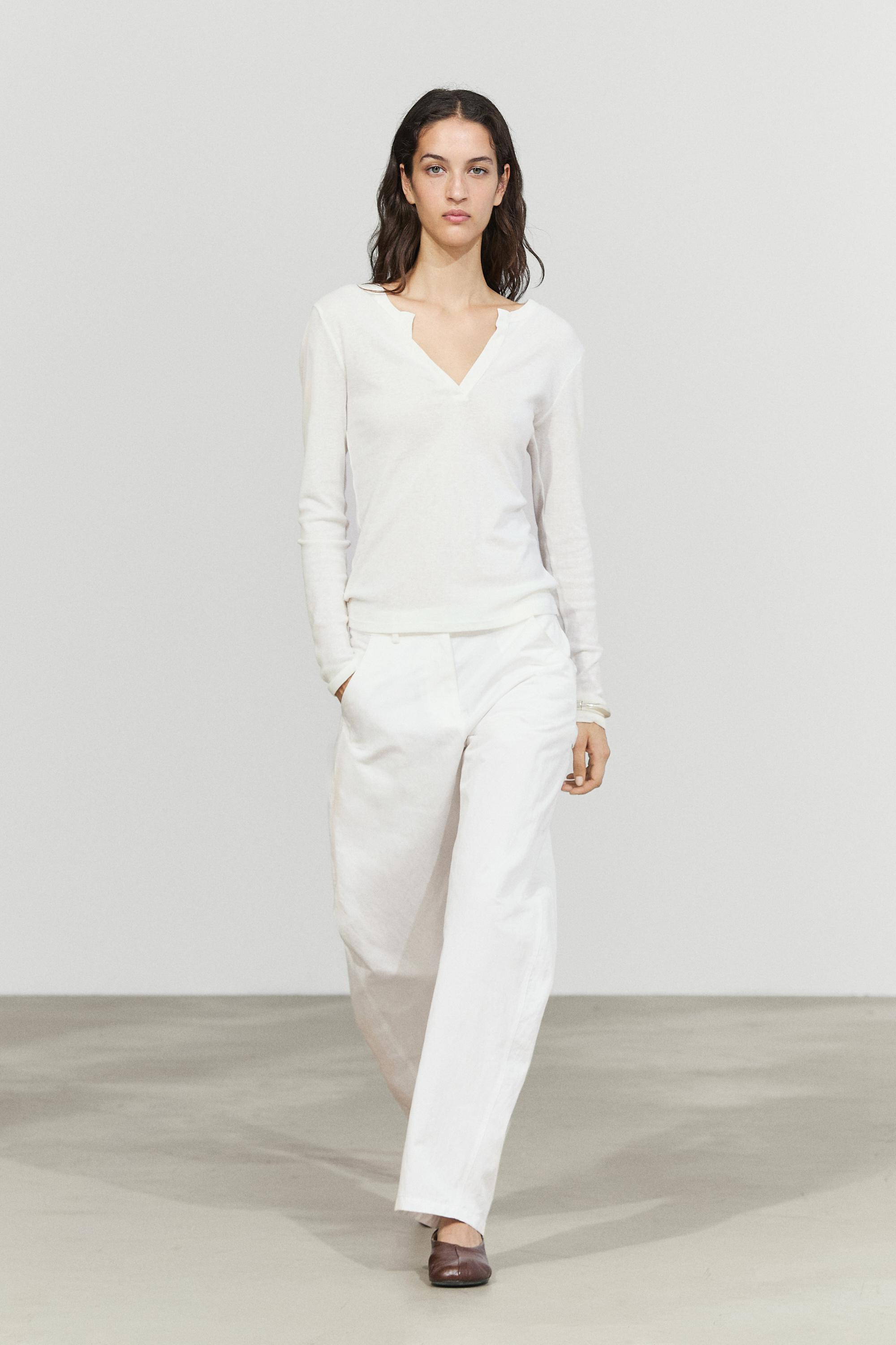 Cotton cargo pants | Massimo Dutti UK