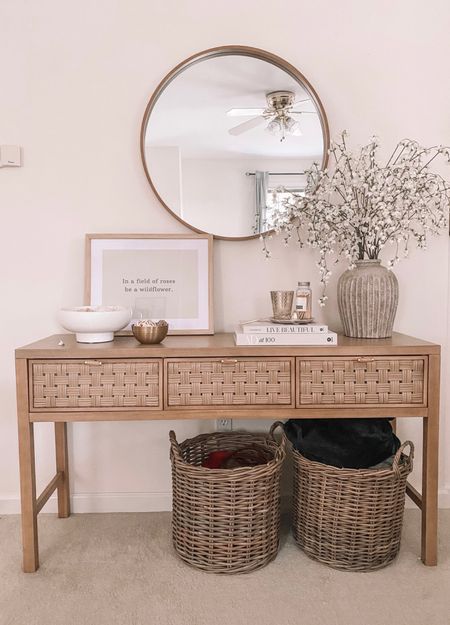 Spring home decor: console table styling 

#LTKhome #LTKSeasonal