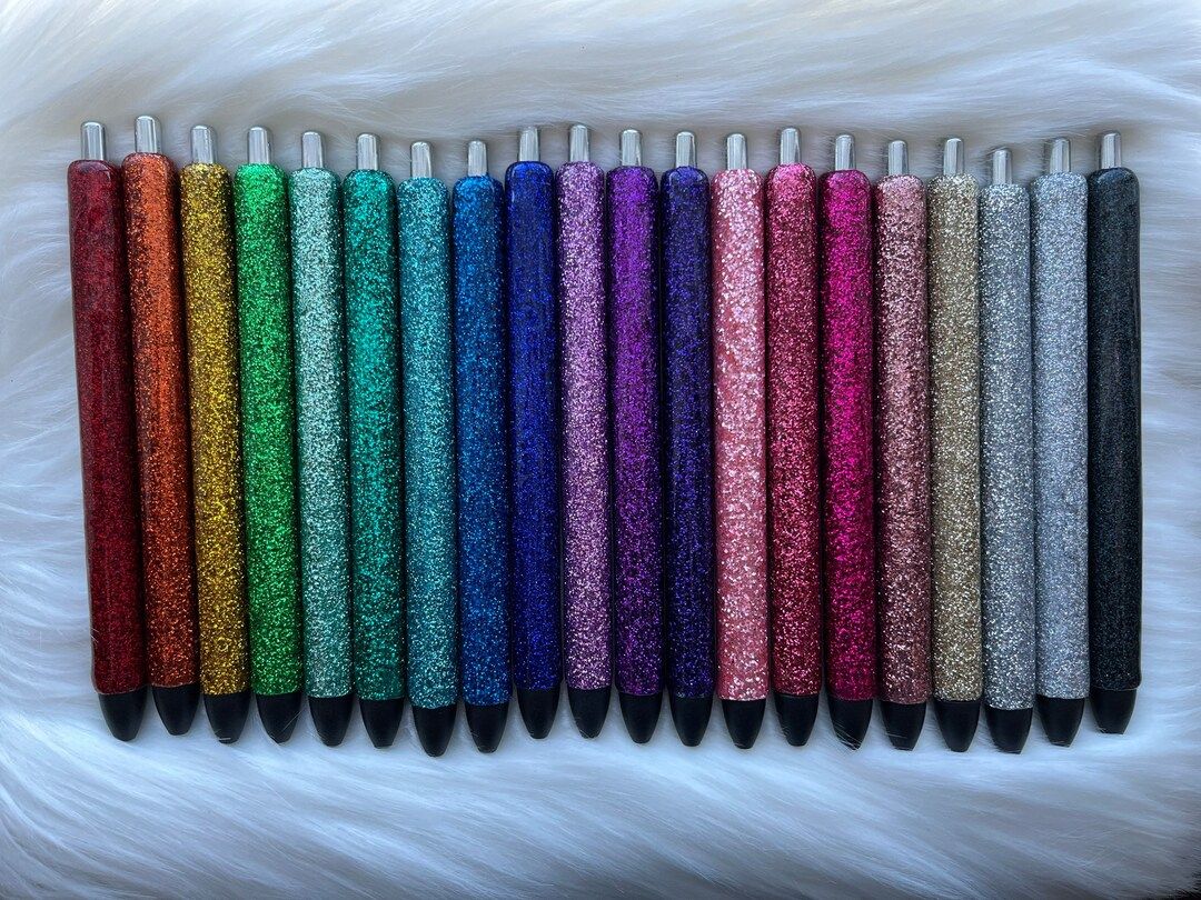 Papermate Ink Joy Glitter Pen Single Pen Pick Your Own Color Epoxy Pen Gel Pen Refillable Pen - E... | Etsy (US)