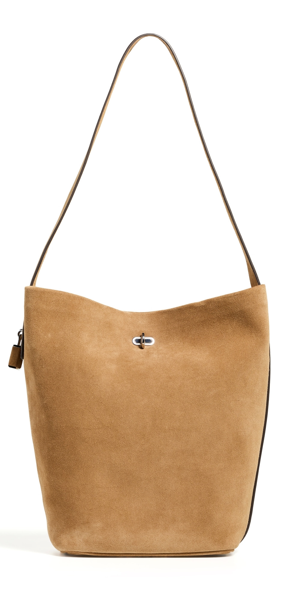 Tory Burch Suede Slim Bucket Bag Toffee One Size | Shopbop