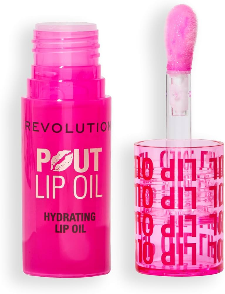 Revolution, Pout Lip Oil, Nourishing Tinted Lip Oil, High Shine, Non-Sticky Finish, Vegan & Cruel... | Amazon (US)