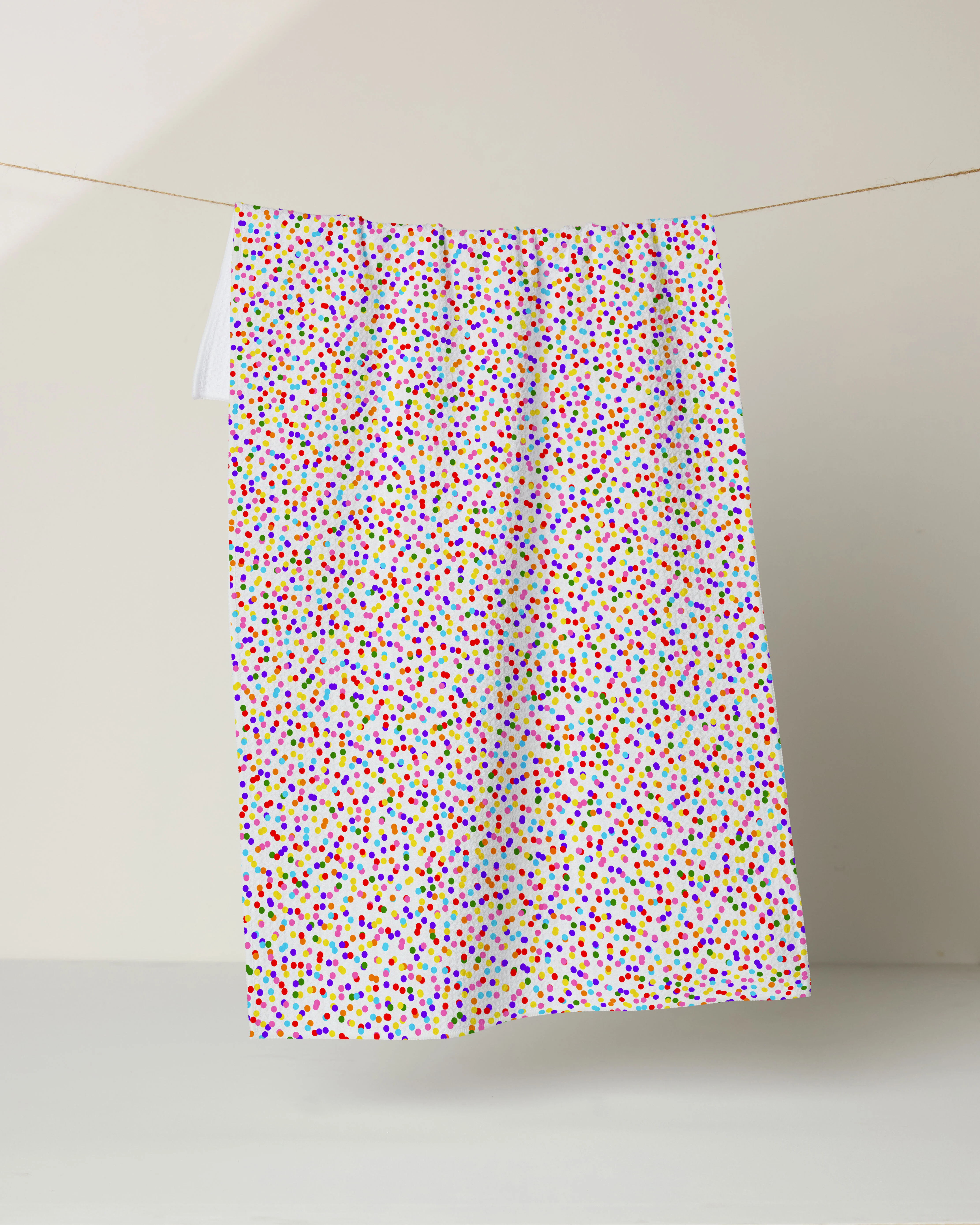 Classic Dot Cake Tea Towel | Geometry | Geometry