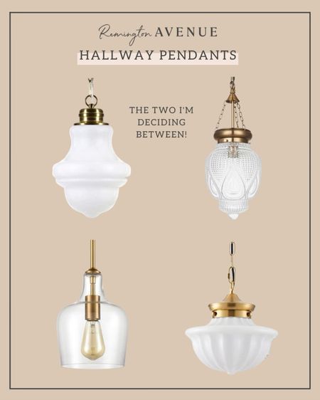 Amazon is a great place to find beautiful light fixtures like the ones I’m thinking about for my hallway transformation.

#Amazonfind #lightfixture #pendantlight

#LTKhome