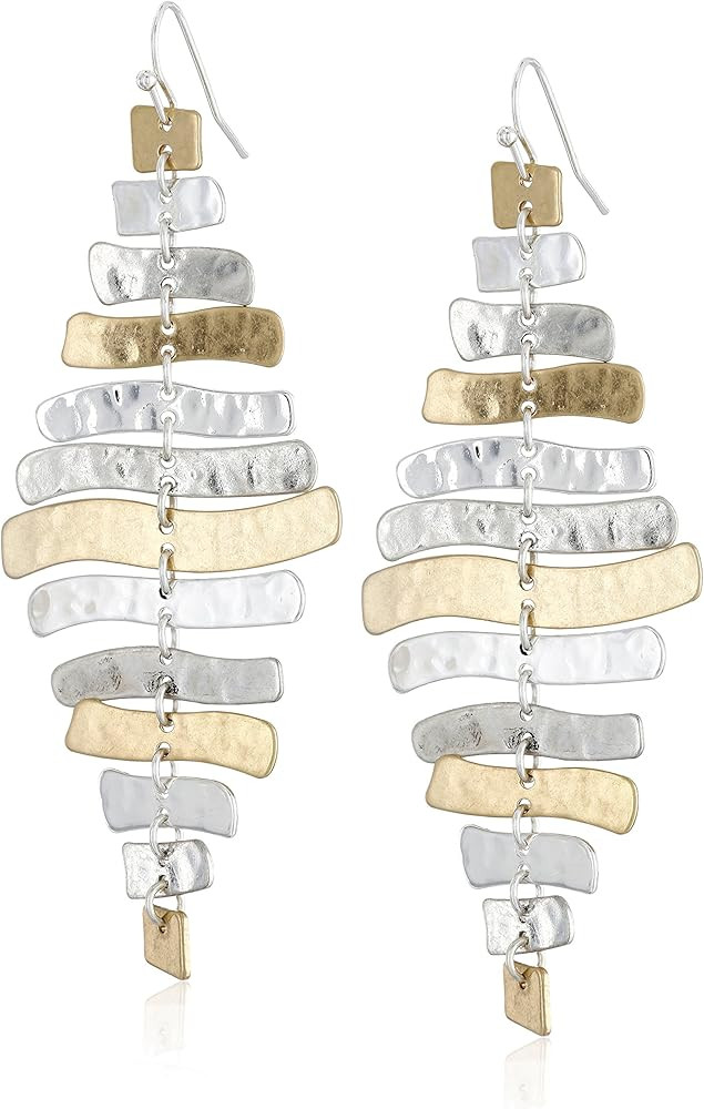 Robert Lee Morris Soho Prisma Two-Tone Sculptural Drop Earrings | Amazon (US)