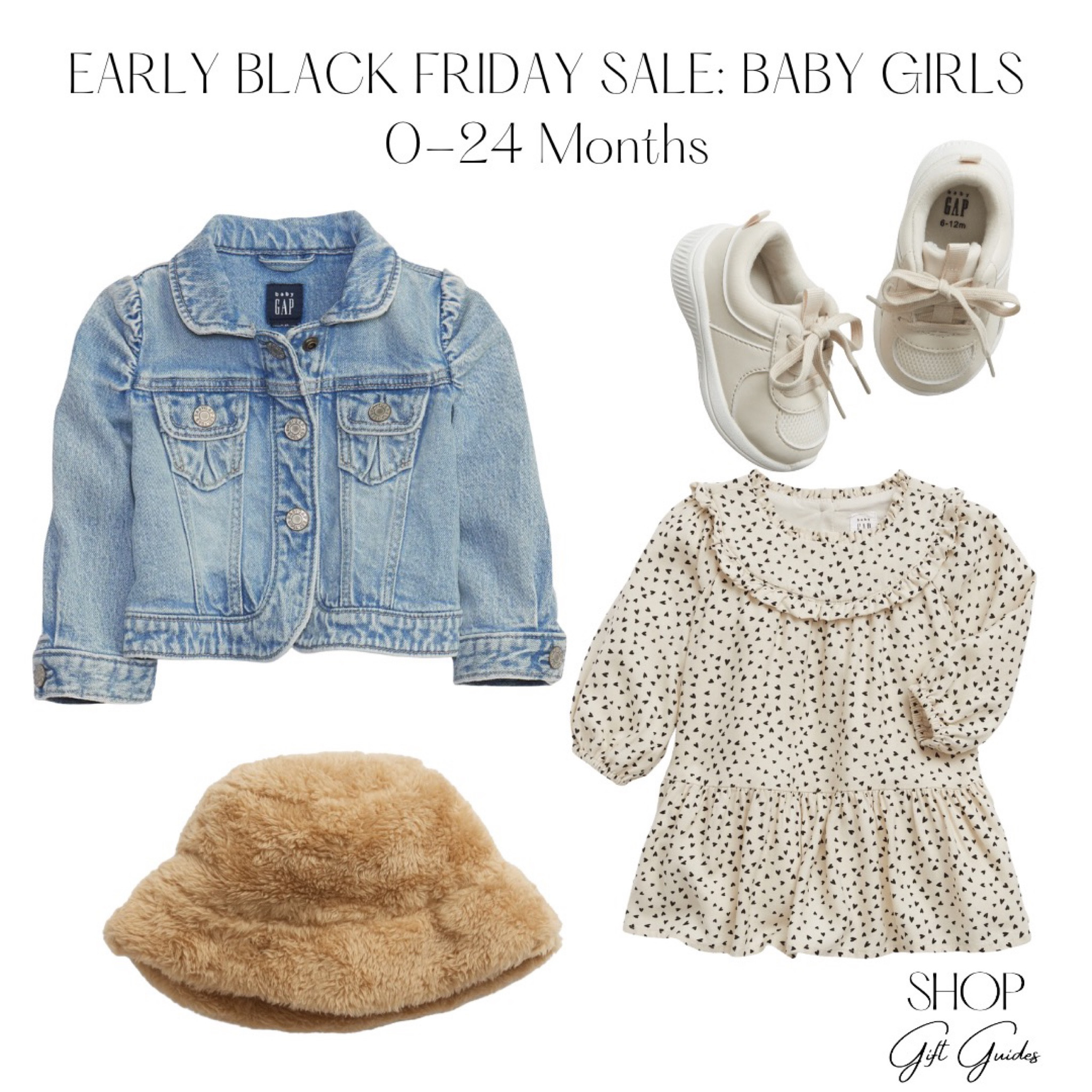 Black Friday sale at baby gap! My picks for baby girls 0-24 months! Cute little baby and toddler clothes on major sale! 

#LTKkids #LTKCyberweek #LTKbaby