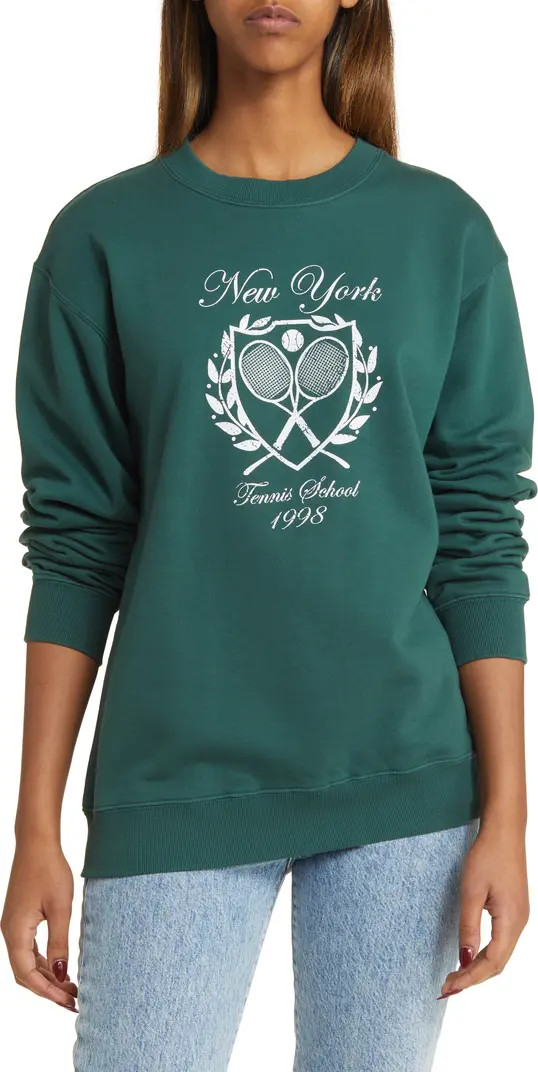 New York Fleece Cotton Blend Sweatshirt | Nordstrom