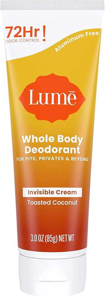 Lume Whole Body Deodorant - Clinically Proven to Block Body Odor All Day - 72 Hour Odor Control -... | Amazon (US)