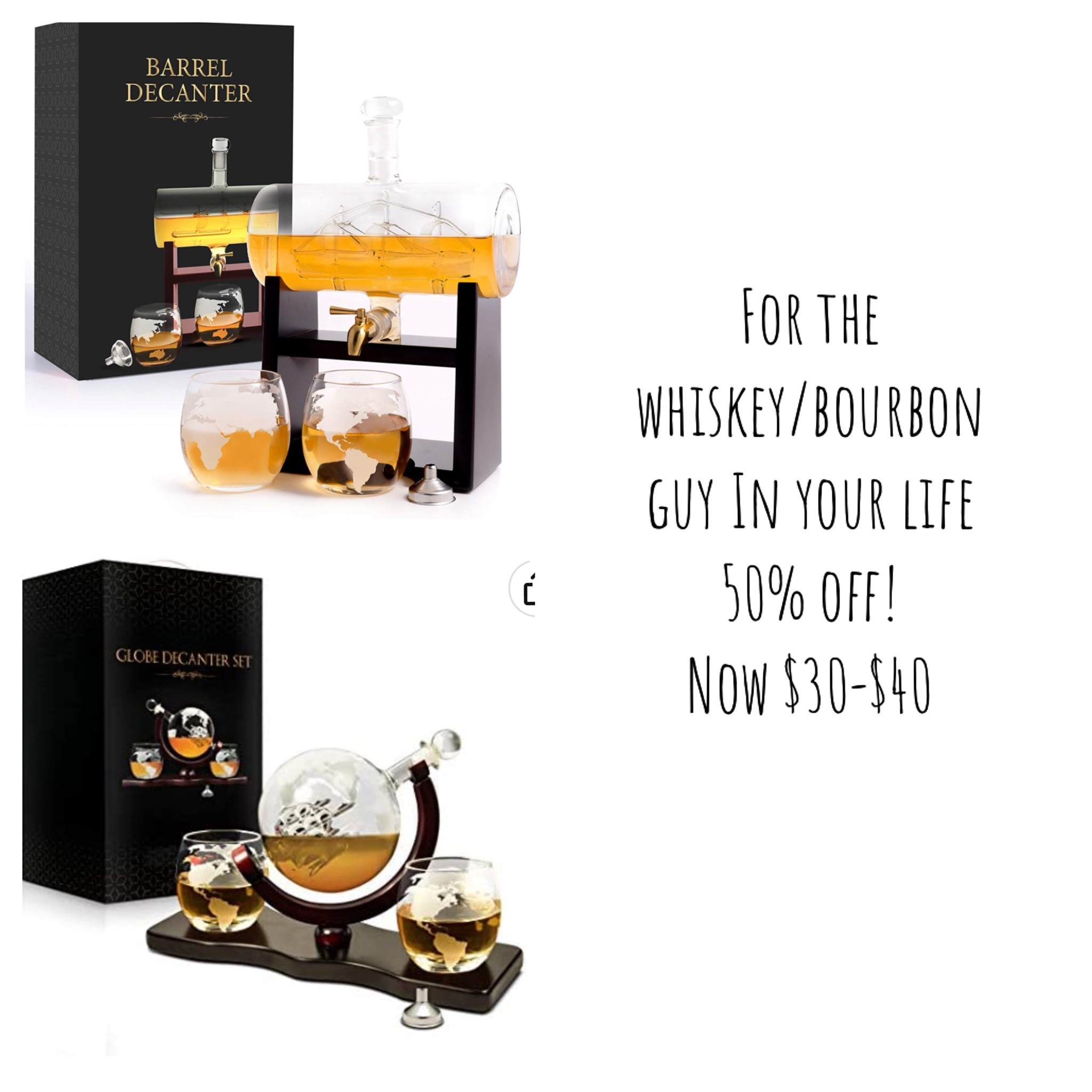 For the whiskey and bourbon lovers! Or the hard to shop for guys! #bourbon #drinks #relax 

#LTKHoliday #LTKmens #LTKunder50