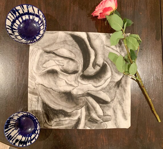 Pearls & Razor Blades Charcoal #2 | Etsy (US)