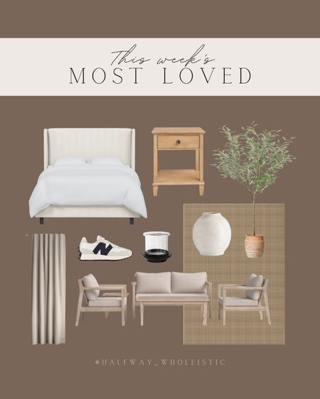 This week’s follower favorites include our upholstered bed (we have the ‘Zuma White’), outdoor furniture and decor, and my favorite New Balance sneakers! 

#patio #bedroom #curtains #shoes #olivetree

#LTKhome #LTKsalealert #LTKfamily