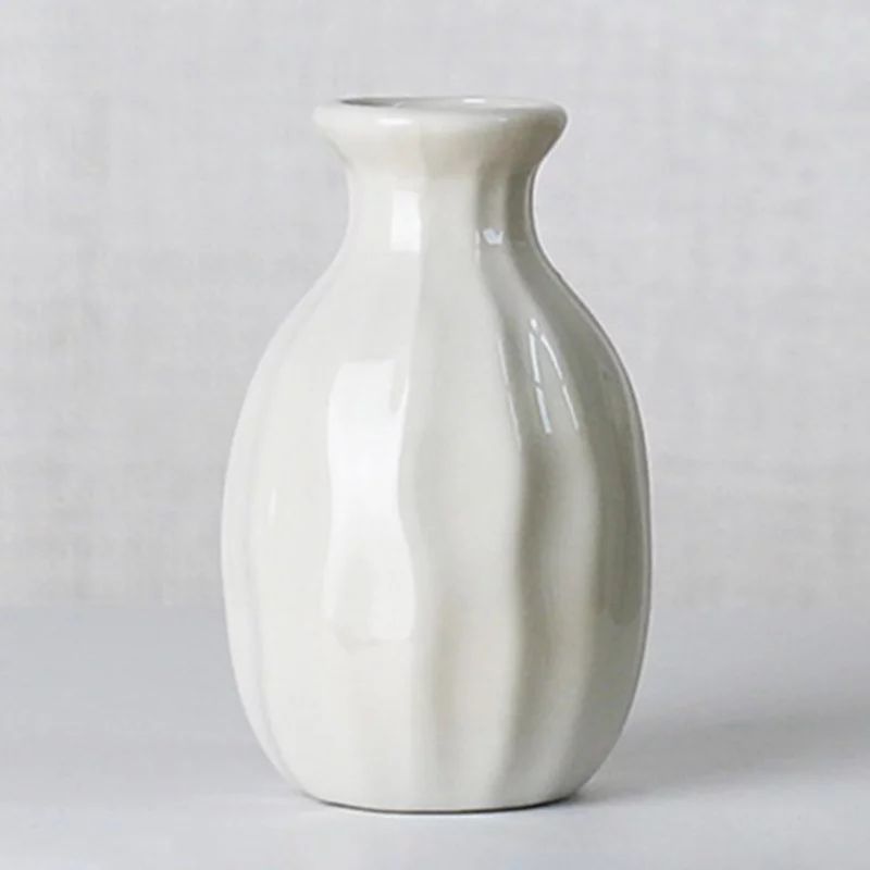 Ceramic Aromatherapy Bottle Home Ceramic Vase Decoration Decoration Hydroponic Small Vase,White | Walmart (US)