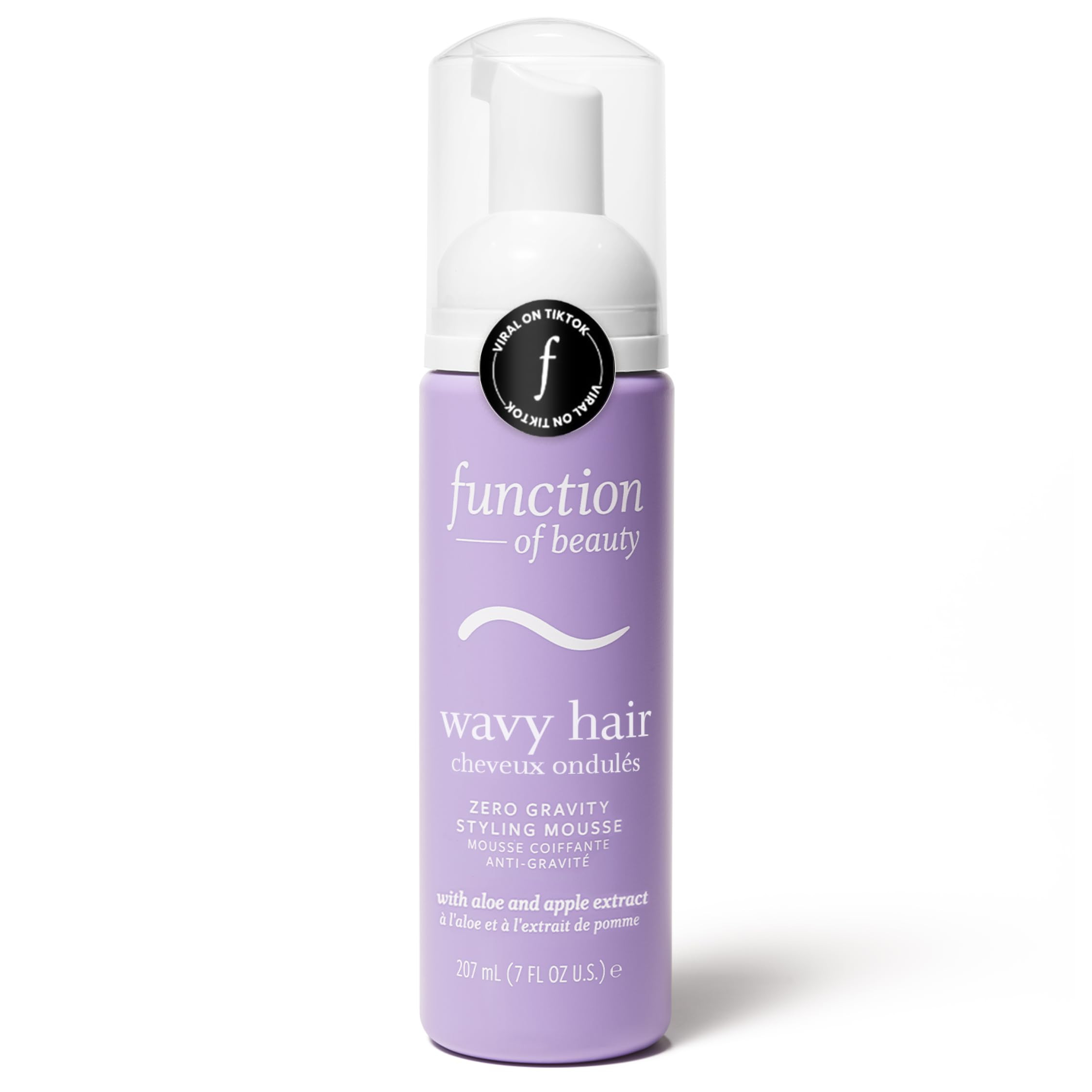 Function of Beauty Wavy Hair Mousse for Styling - Anti-Frizz Hair Styler Adds Volume & Defines Na... | Amazon (US)